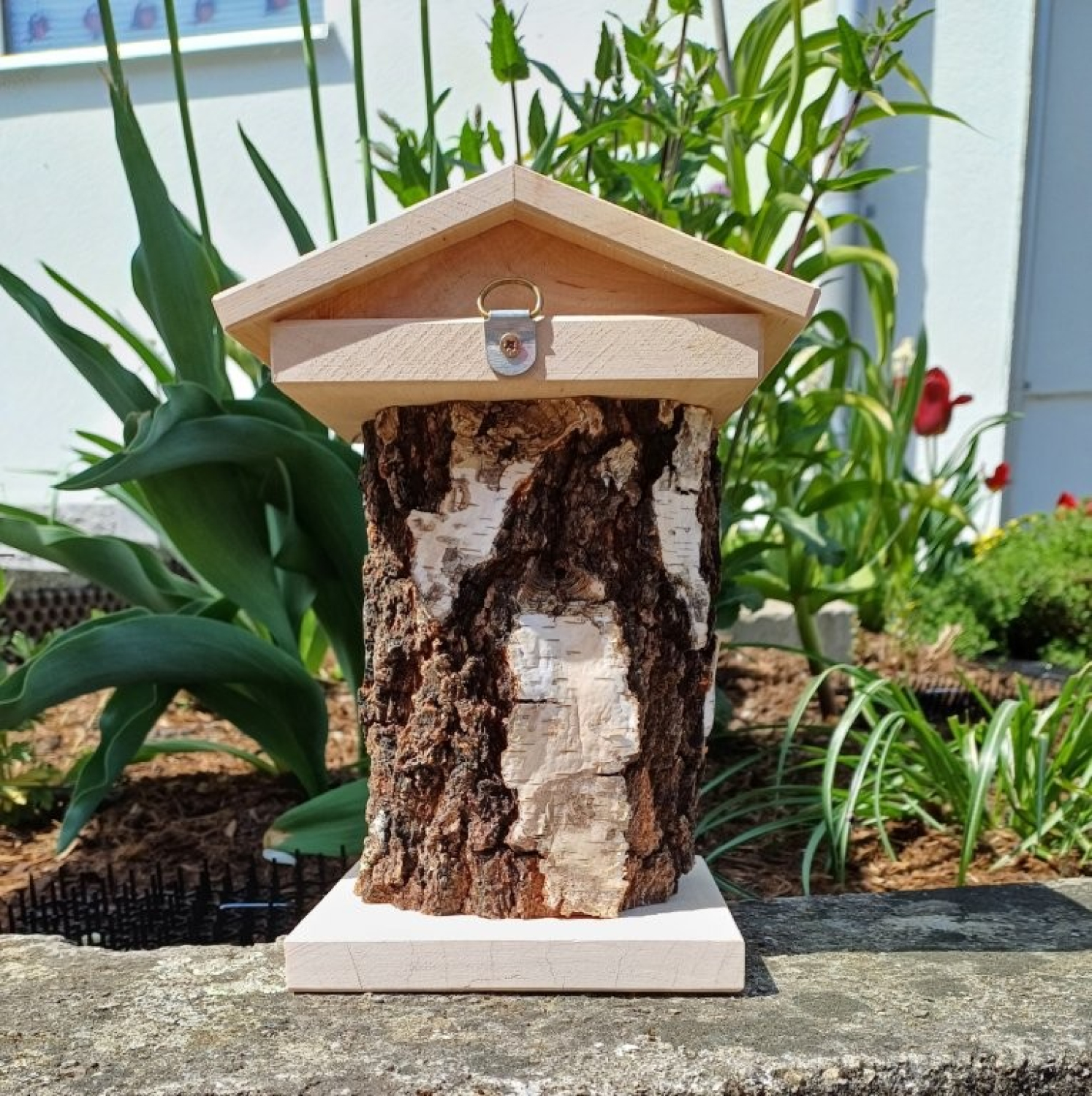 Wildbienenhotel Birke